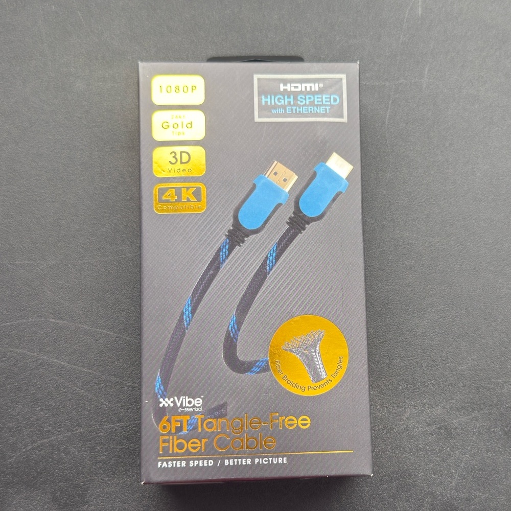 Vibe High-Speed Blue HDMI Cable